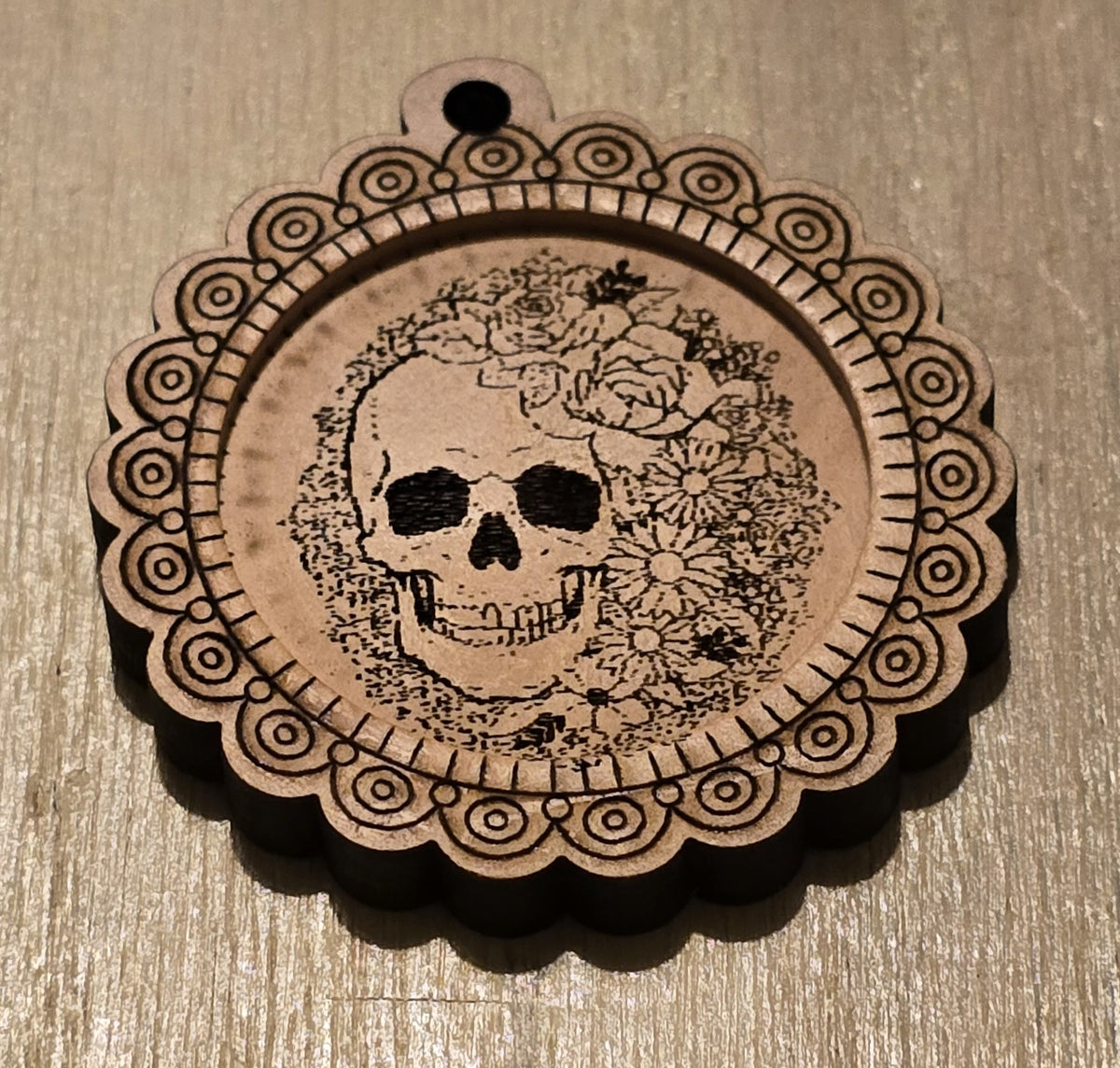Wood pendant