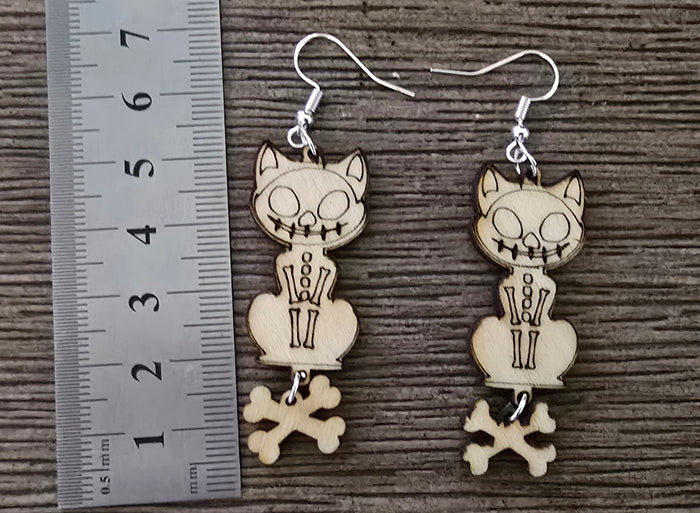 A handful of Halloween earrings